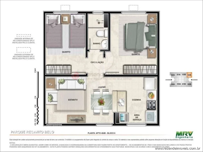 Foto 4 de 6 - Apartamento para venda em Paraíso