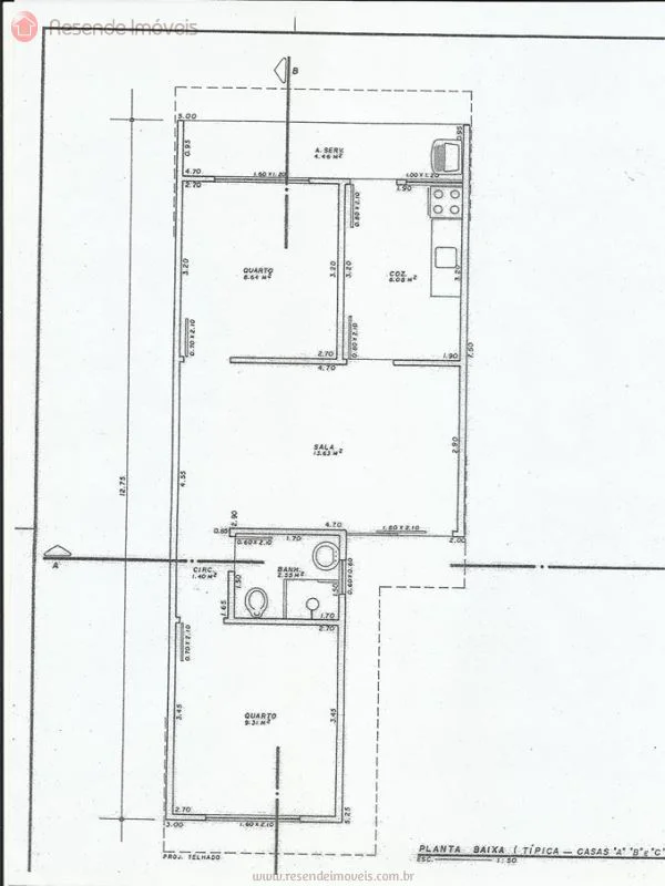 Foto 1 de 5 - Casa para venda em Fazenda da Barra III