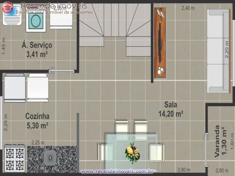 Foto 3 de 3 - Casa para venda em Fazenda da Barra III