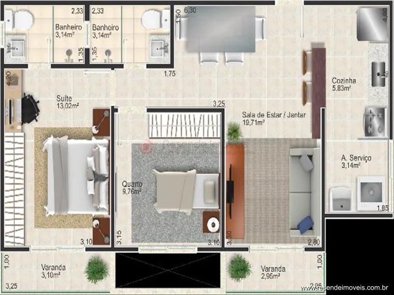 Foto 8 de 36 - Apartamento para venda em Santa Isabel