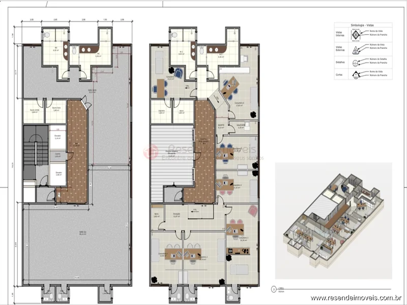 Foto 24 de 24 - Andar corporativo para venda em Vila Julieta