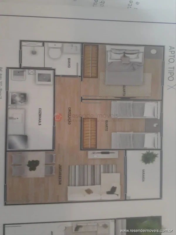 Foto 2 de 2 - Apartamento para venda em Elite